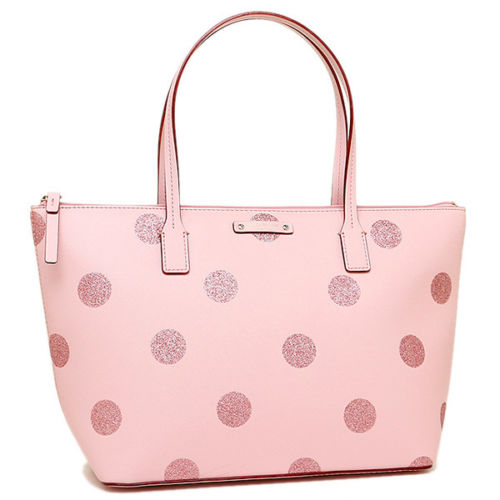 NWT Authentic Kate Spade WKRU4119 Hani Haven Lane Tote Glitter Dot ...